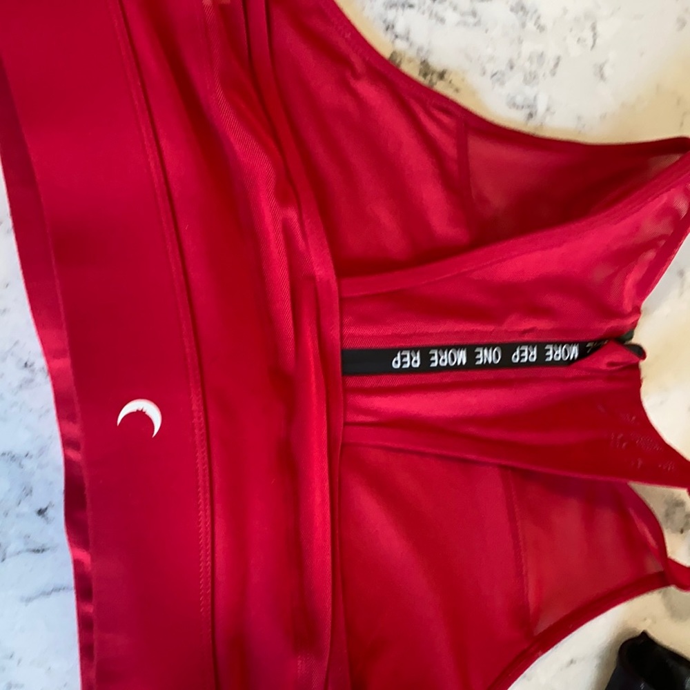 Zyia red all star bra